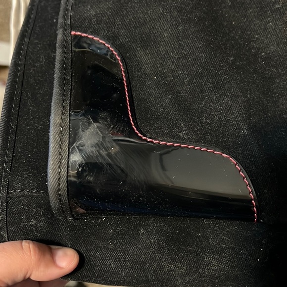 DIANE VON FURSTENBERG GARMENT BAG- LARGE BLACK 24x21” - Picture 5 of 17